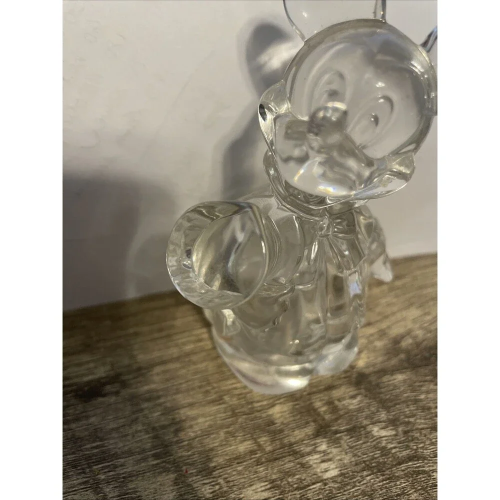 Lenox Crystal Mickey Minnie Mouse Figurines Disney Full Lead Crystal Germany Set